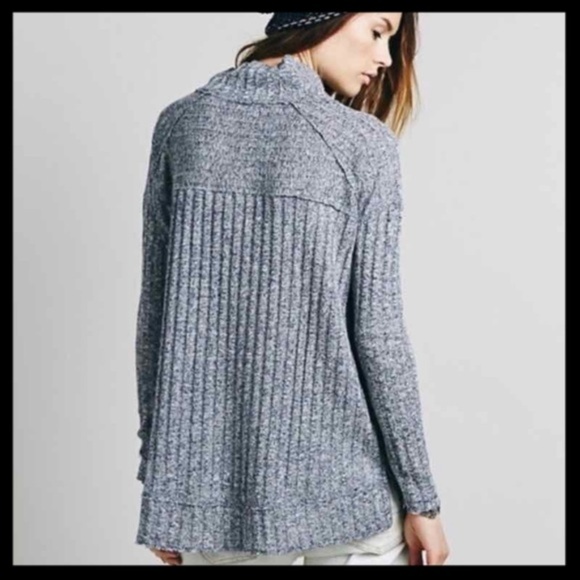 Free People Rested & Relaxed Mock Neck Sweater XS - Picture 3 of 8